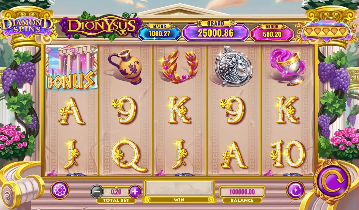 A Closer Look at Diamond Spins Dionysus Slot: Your Guide to Online Casino Fun