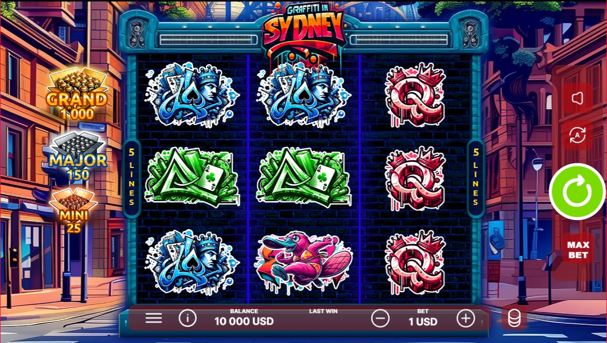 Exploring the Vibrant World of Graffiti in Sydney Slot Game