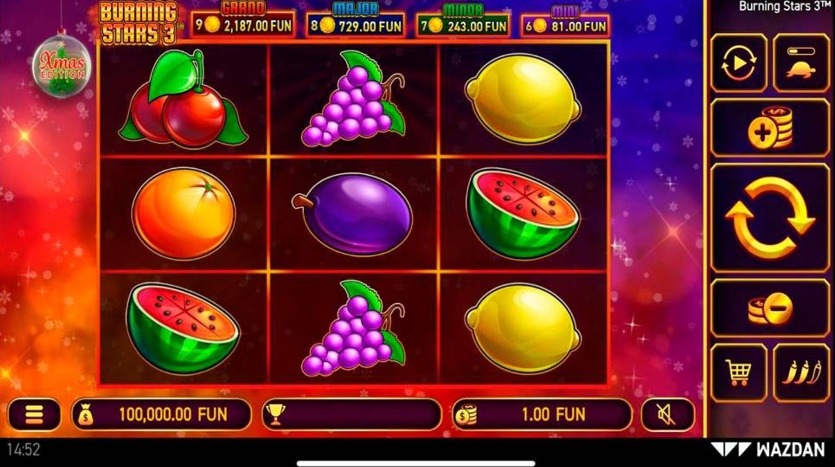 Burning Stars 3 Xmas Edition: A Festive Online Casino Slot Game Review