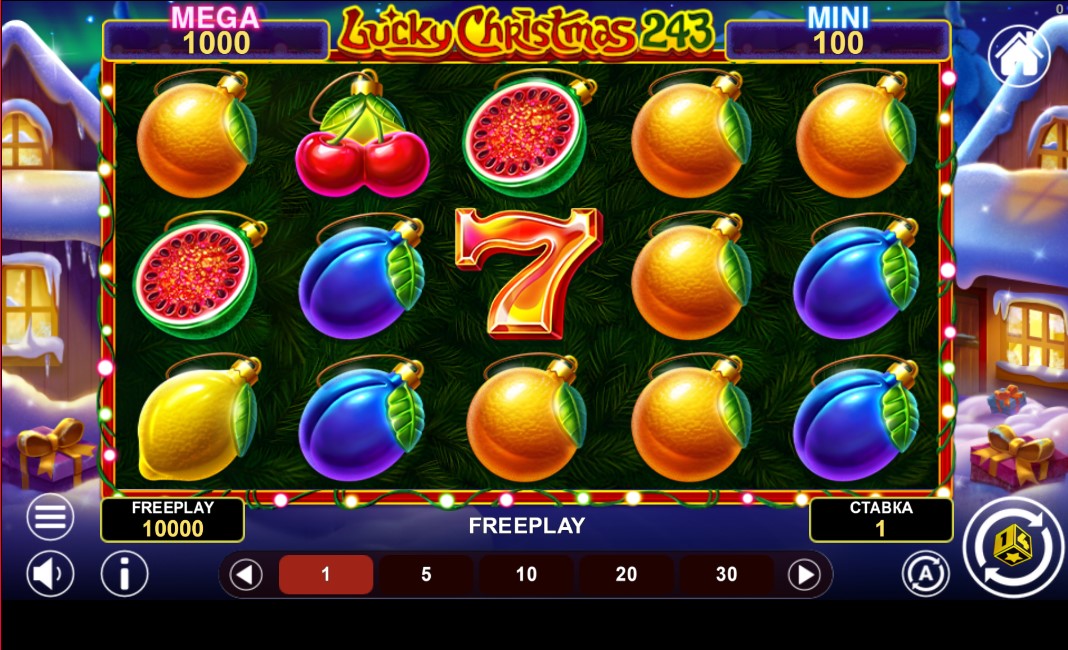 Get in the Holiday Spirit with Lucky Christmas 243 Slot Game